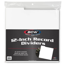 Cargar imagen en el visor de la galería, BCW: 12&quot; Record Dividers (individuales)
