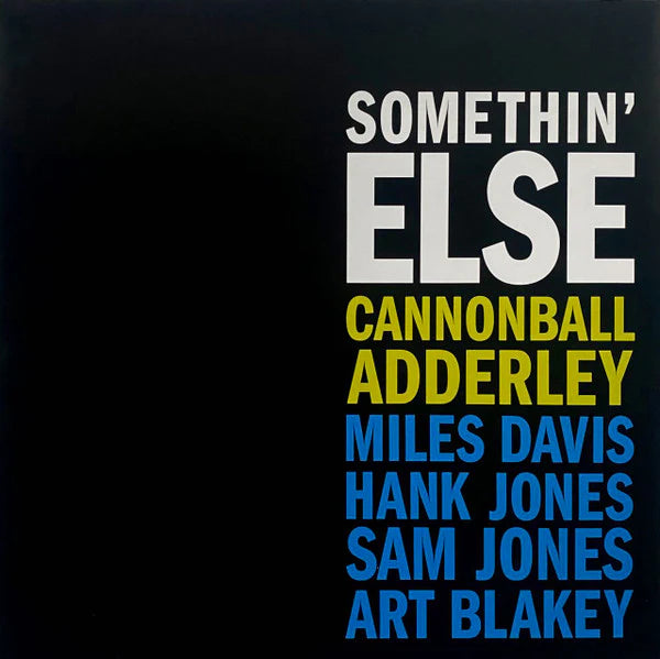 Cannonball Adderley: Somethin' Else LP